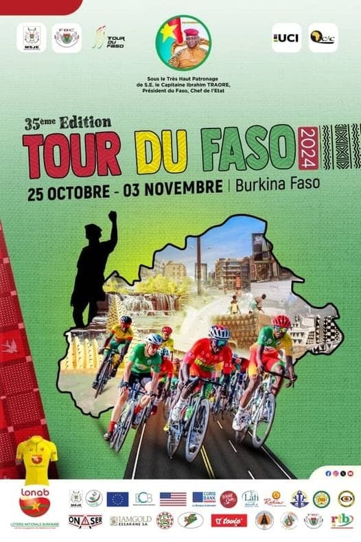 Tour du Faso 2024 : présentations des équipes jeudi prochain à Ouagadougou