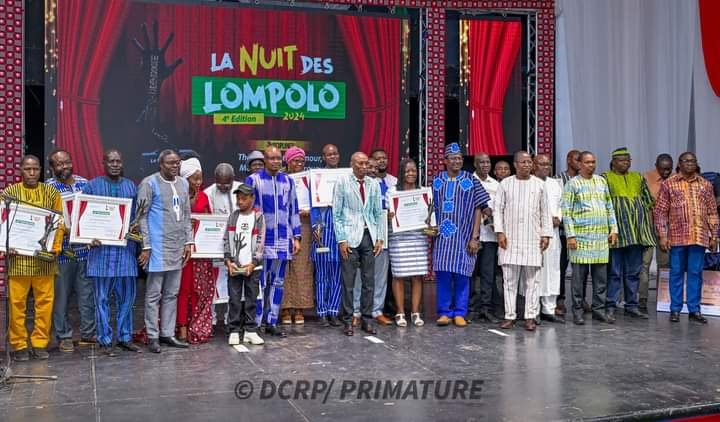 Nuit des Lompolo : 9 trophées individuels et 12 trophées collectifs décernés aux acteurs des arts dramatiques burkinabè