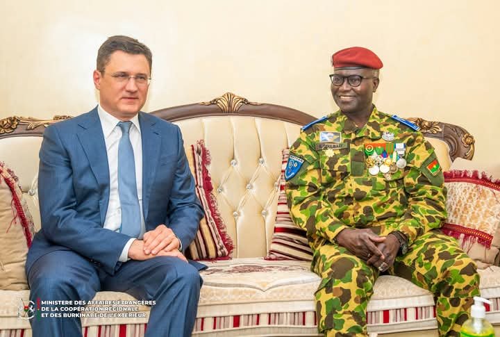 Renforcement de l’axe Ouagadougou-Moscou : le Vice-Premier ministre russe, Alexandre NOVAK en visite au Burkina Faso