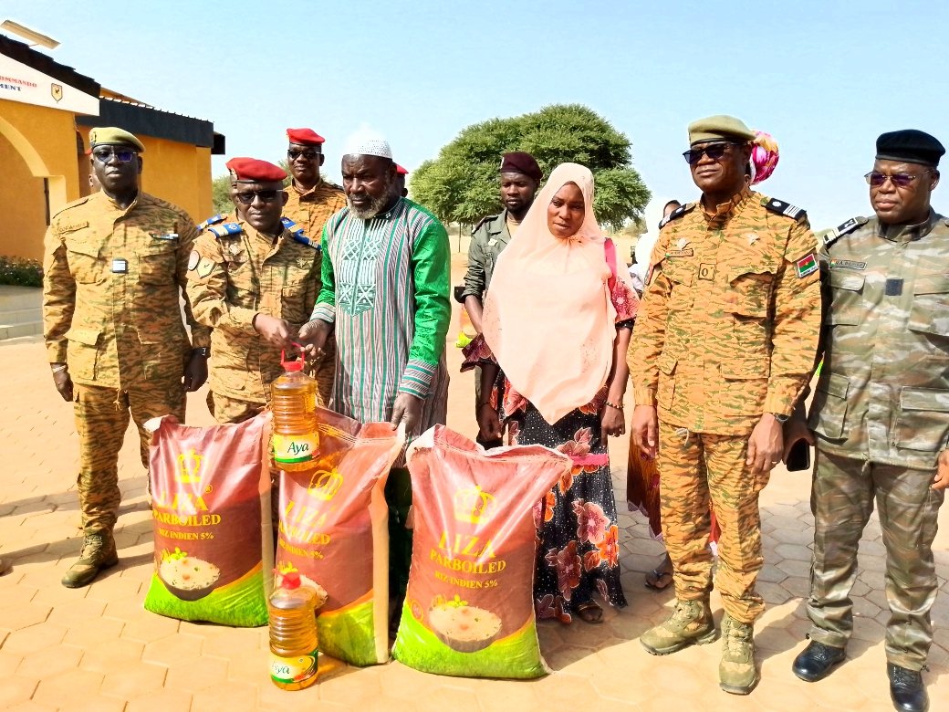 Sahel : Les FDS offrent des vivres aux anciens combattants, aux veuves et aux blessés de guerre