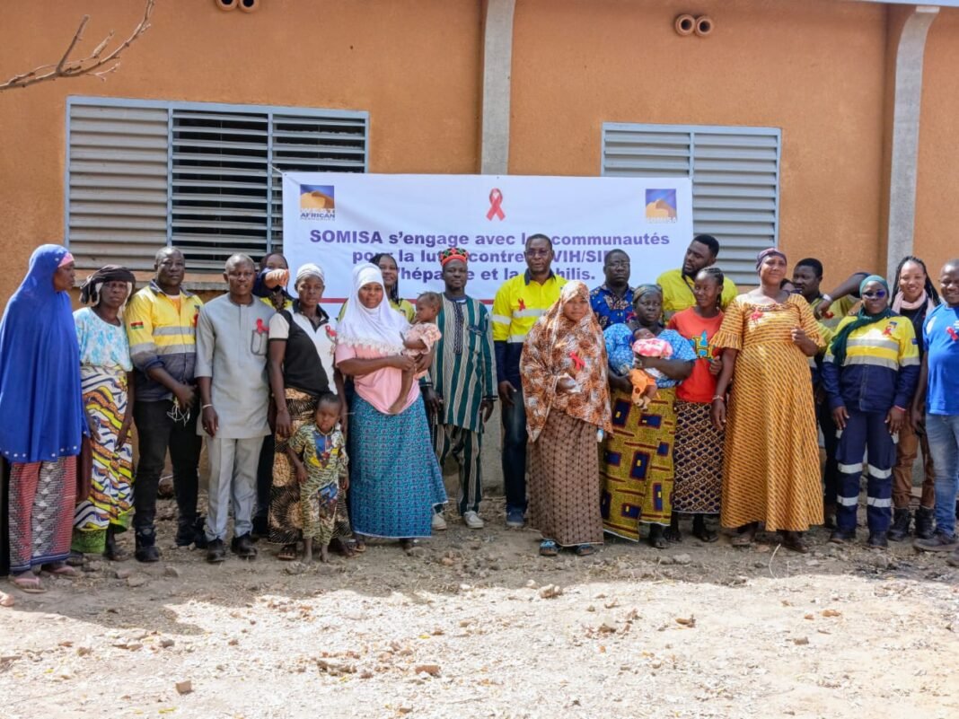 Ganzourgou : Le District sanitaire de Zorgho et la Société des mines de Sanbrado unissent leurs forces contre le VIH à Mankarga Traditionnel 